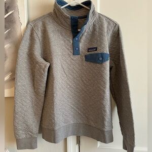 Patagonia Cotton Quilt Snap-T Pullover Sz M